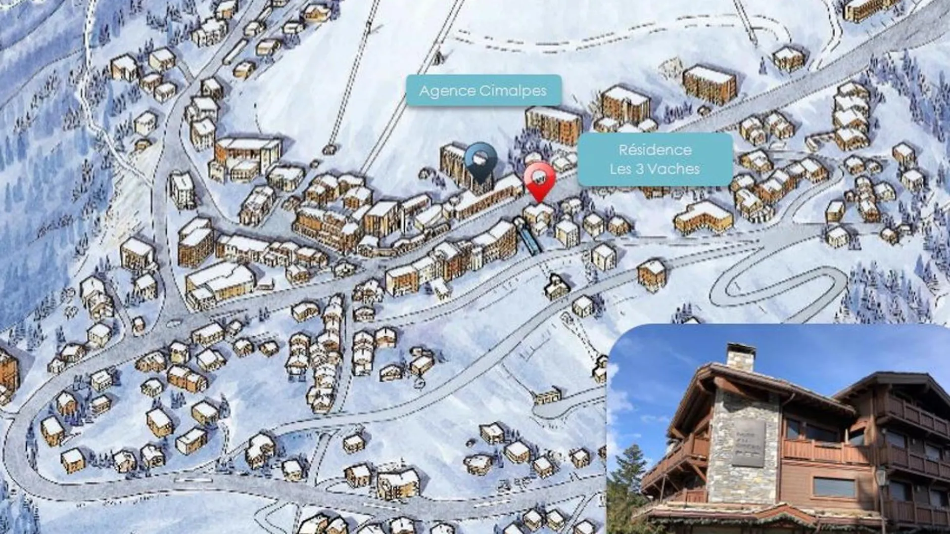 Apartmán Courchevel : Appartement 2 Chambres Avec Parking Et Wifi - Fr-1-563-160